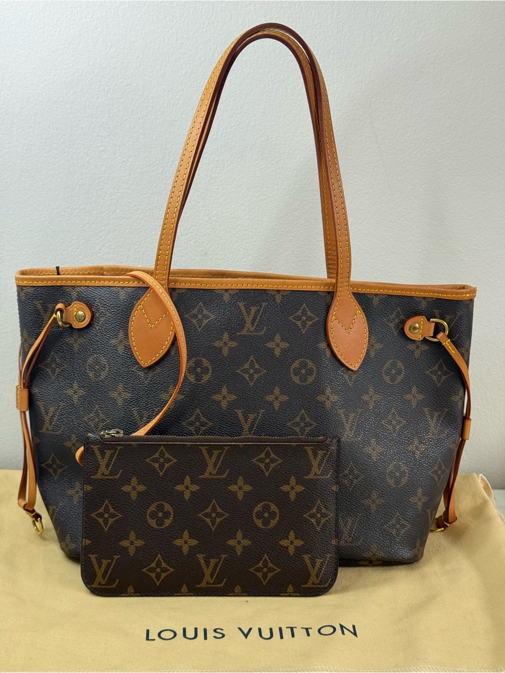 Louis Vuitton Monogram Neverfull PM Tote in Brown